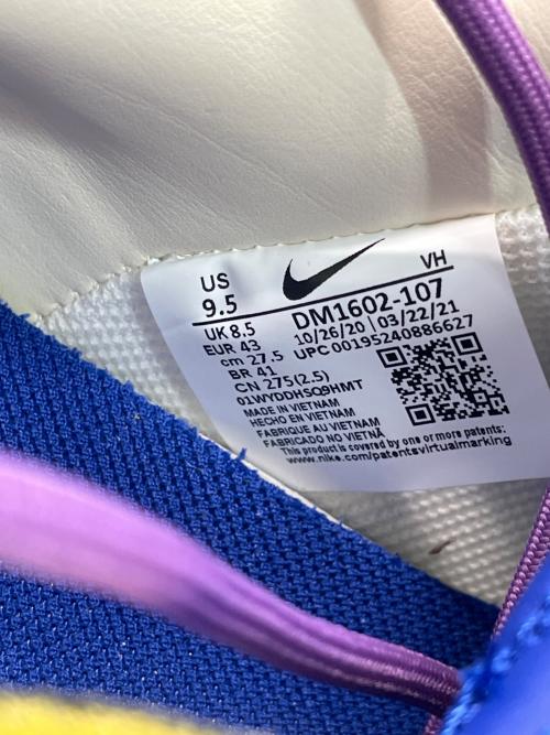 NIKE（ナイキ）NIKE (ナイキ) OFFWHITE (オフホワイト) スニーカー ホワイト×グレー サイズ:㎝27.5の古着・服飾アイテム