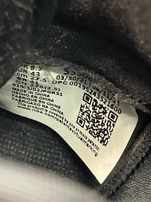 NIKE（ナイキ）NIKE (ナイキ) ハイカットスニーカー ブラック×レッド サイズ:27.5の古着・服飾アイテム