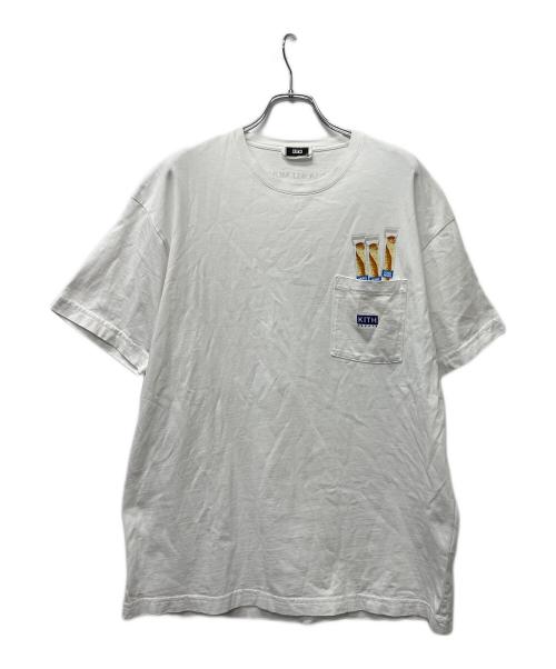 KITH（キス）KITH (キス) 半袖Tシャツ ホワイト サイズ:Mの古着・服飾アイテム