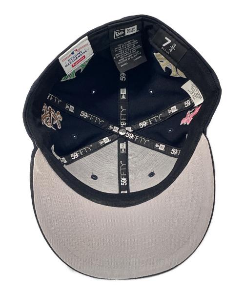 SUPREME（シュプリーム）SUPREME (シュプリーム) New Era (ニューエラ) キャップ ネイビーの古着・服飾アイテム