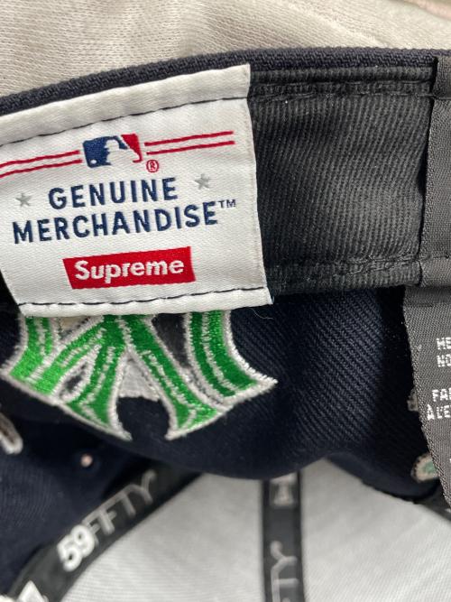 SUPREME（シュプリーム）SUPREME (シュプリーム) New Era (ニューエラ) キャップ ネイビーの古着・服飾アイテム