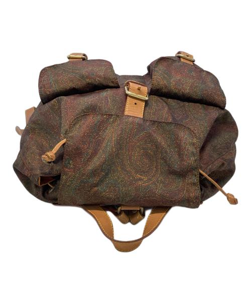 ETRO（エトロ）ETRO (エトロ) リュック ブラウンの古着・服飾アイテム