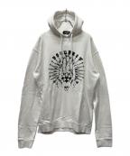 DSQUARED2ディースクエアード）の古着「プルオーバーパーカー」｜ホワイト