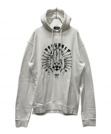 DSQUARED2（ディースクエアード）の古着「プルオーバーパーカー」｜ホワイト