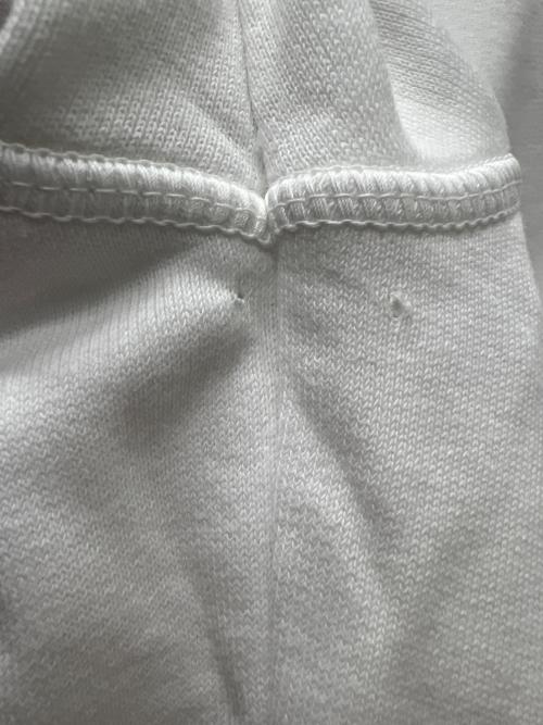 DSQUARED2（ディースクエアード）DSQUARED2 (ディースクエアード) プルオーバーパーカー ホワイト サイズ:XXLの古着・服飾アイテム