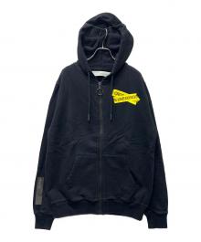 OFFWHITE（オフホワイト）の古着「ファイヤーテープスウェット」｜ブラック