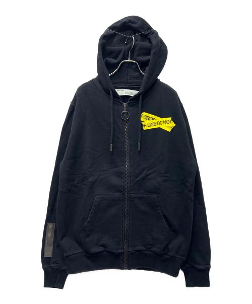 OFFWHITE（オフホワイト）OFFWHITE (オフホワイト) ファイヤーテープスウェット ブラック サイズ:Ｓの古着・服飾アイテム