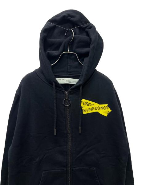 OFFWHITE（オフホワイト）OFFWHITE (オフホワイト) ファイヤーテープスウェット ブラック サイズ:Ｓの古着・服飾アイテム