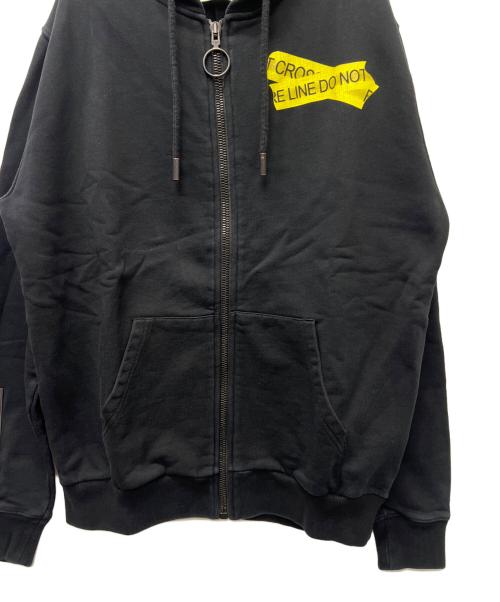 OFFWHITE（オフホワイト）OFFWHITE (オフホワイト) ファイヤーテープスウェット ブラック サイズ:Ｓの古着・服飾アイテム