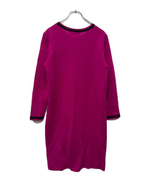 Yves Saint Laurent（イヴサンローラン）Yves Saint Laurent (イヴサンローラン) ニットワンピース ピンク サイズ:Mの古着・服飾アイテム