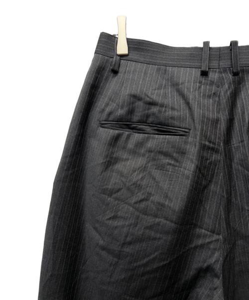 EDIFICE（エディフィス）EDIFICE (エディフィス) LORO PIANA (ロロピアーナ) ストライプパンツ グレー サイズ:２の古着・服飾アイテム