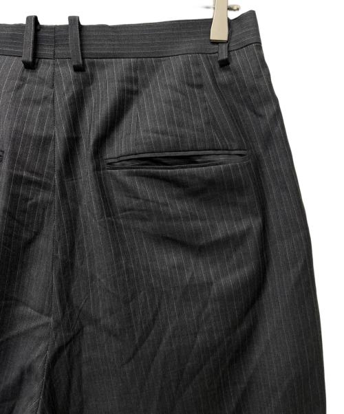 EDIFICE（エディフィス）EDIFICE (エディフィス) LORO PIANA (ロロピアーナ) ストライプパンツ グレー サイズ:２の古着・服飾アイテム