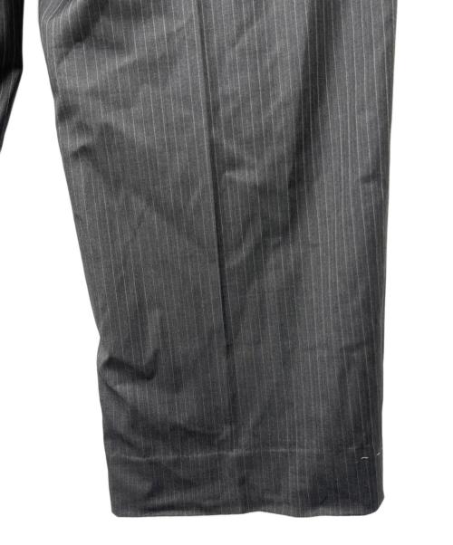 EDIFICE（エディフィス）EDIFICE (エディフィス) LORO PIANA (ロロピアーナ) ストライプパンツ グレー サイズ:２の古着・服飾アイテム