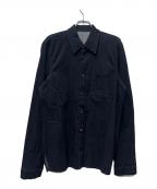 PRADAプラダ）の古着「長袖シャツ」｜ネイビー
