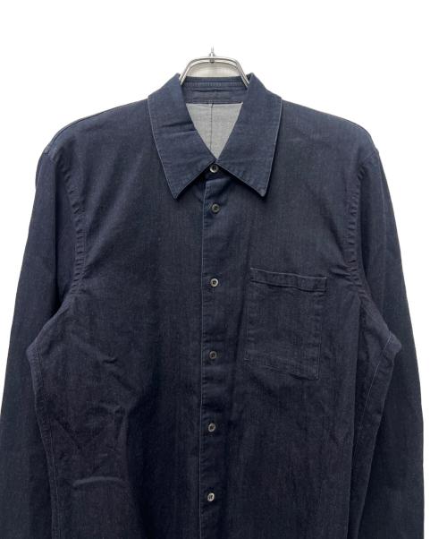 PRADA（プラダ）PRADA (プラダ) 長袖シャツ ネイビー サイズ:４０の古着・服飾アイテム