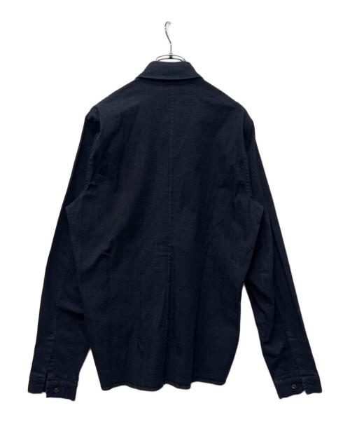PRADA（プラダ）PRADA (プラダ) 長袖シャツ ネイビー サイズ:４０の古着・服飾アイテム