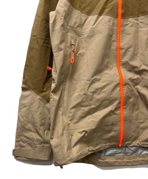 MAMMUT（マムート）MAMMUT (マムート) マウンテンパーカー ベージュ×ブラウン サイズ:Ｓの古着・服飾アイテム