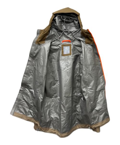 MAMMUT（マムート）MAMMUT (マムート) マウンテンパーカー ベージュ×ブラウン サイズ:Ｓの古着・服飾アイテム