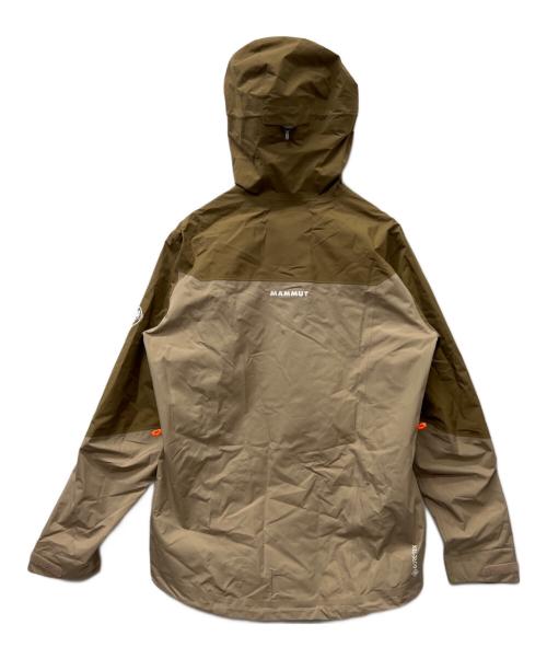MAMMUT（マムート）MAMMUT (マムート) マウンテンパーカー ベージュ×ブラウン サイズ:Ｓの古着・服飾アイテム