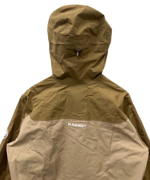 MAMMUT（マムート）MAMMUT (マムート) マウンテンパーカー ベージュ×ブラウン サイズ:Ｓの古着・服飾アイテム
