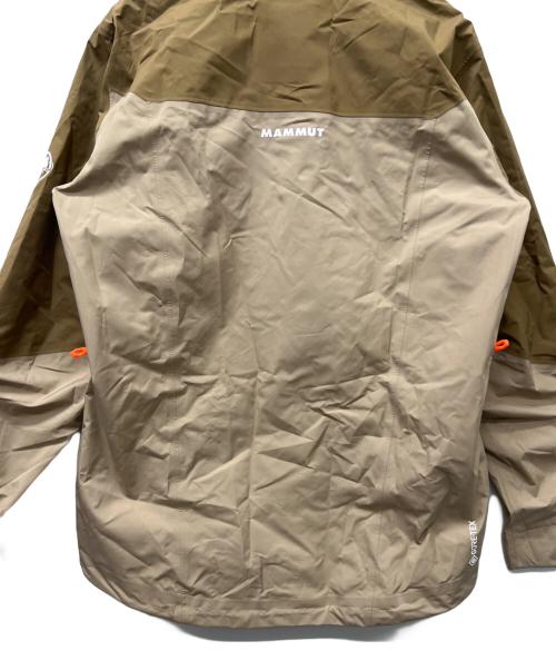 MAMMUT（マムート）MAMMUT (マムート) マウンテンパーカー ベージュ×ブラウン サイズ:Ｓの古着・服飾アイテム