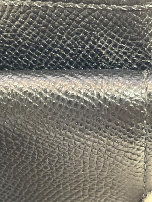 BVLGARI（ブルガリ）BVLGARI (ブルガリ) 2つ折り財布 ブラック×ブルーの古着・服飾アイテム