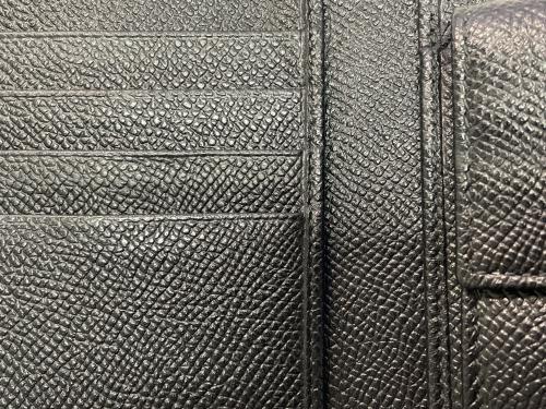 BVLGARI（ブルガリ）BVLGARI (ブルガリ) 2つ折り財布 ブラック×ブルーの古着・服飾アイテム