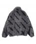adidas (アディダス) トーナル総柄プリント ファージャケット グレー サイズ:Ｓ：8000円