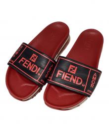 FENDI（フェンディ）の古着「ラバーサンダル」｜レッド