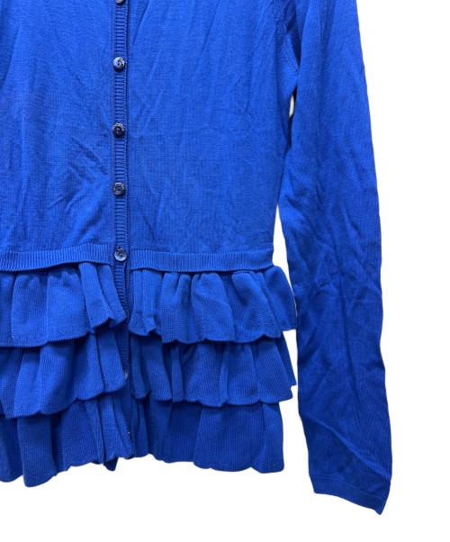 RED VALENTINO（レッドヴァレンティノ）RED VALENTINO (レッドヴァレンティノ) ニットカーディガン ブルー サイズ:Ｓの古着・服飾アイテム