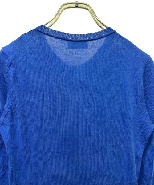 RED VALENTINO（レッドヴァレンティノ）RED VALENTINO (レッドヴァレンティノ) ニットカーディガン ブルー サイズ:Ｓの古着・服飾アイテム