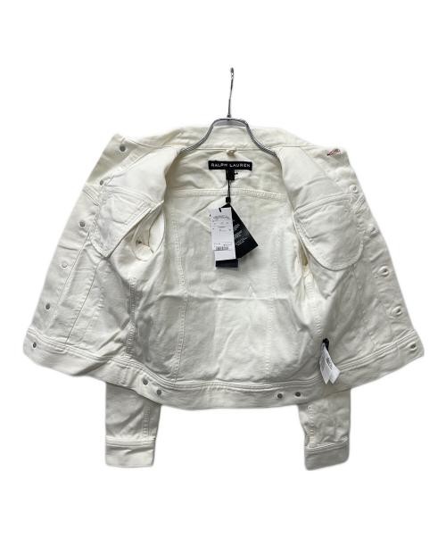 RALPH LAUREN（ラルフローレン）RALPH LAUREN (ラルフローレン) デニムジャケット アイボリー サイズ:０の古着・服飾アイテム