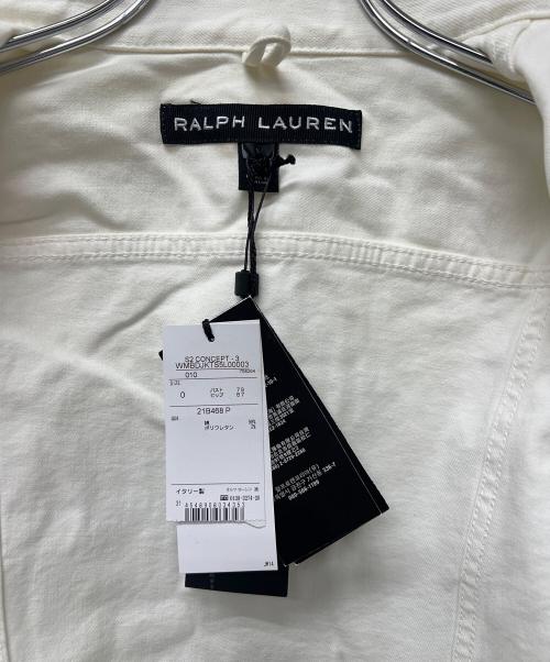 RALPH LAUREN（ラルフローレン）RALPH LAUREN (ラルフローレン) デニムジャケット アイボリー サイズ:０の古着・服飾アイテム
