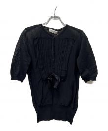 VALENTINO（ヴァレンティノ）の古着「薄手ニット」｜ブラック