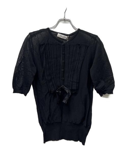 VALENTINO（ヴァレンティノ）VALENTINO (ヴァレンティノ) 薄手ニット ブラック サイズ:Ｓの古着・服飾アイテム