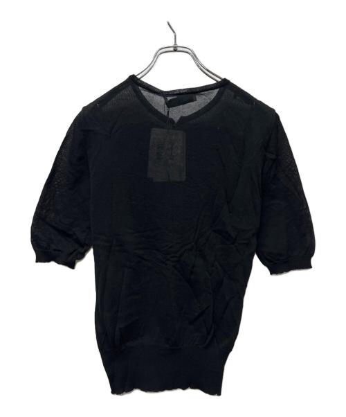 VALENTINO（ヴァレンティノ）VALENTINO (ヴァレンティノ) 薄手ニット ブラック サイズ:Ｓの古着・服飾アイテム