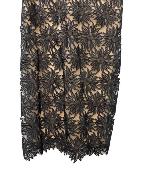 VALENTINO（ヴァレンティノ）VALENTINO (ヴァレンティノ) ノースリーブレースワンピース ブラック サイズ:４の古着・服飾アイテム