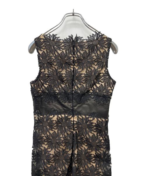 VALENTINO（ヴァレンティノ）VALENTINO (ヴァレンティノ) ノースリーブレースワンピース ブラック サイズ:４の古着・服飾アイテム