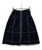 FENDIフェンディ）の古着「ミディスカート」｜ブラック