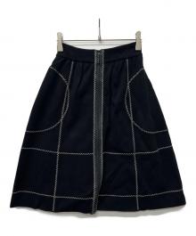 FENDI（フェンディ）の古着「ミディスカート」｜ブラック
