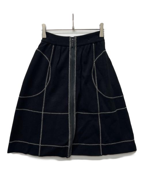 FENDI（フェンディ）FENDI (フェンディ) ミディスカート ブラック サイズ:３８の古着・服飾アイテム