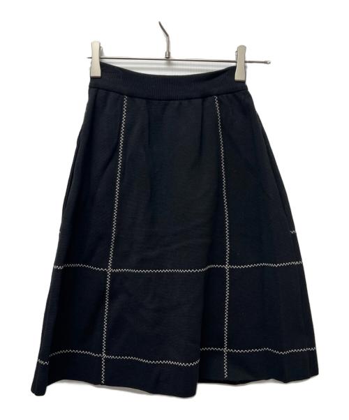 FENDI（フェンディ）FENDI (フェンディ) ミディスカート ブラック サイズ:３８の古着・服飾アイテム
