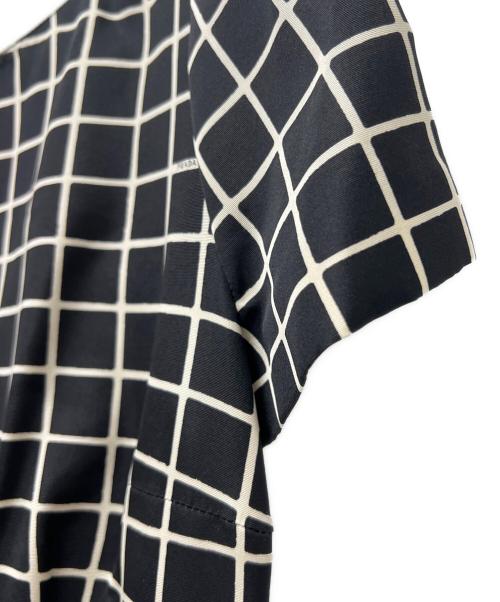 PRADA（プラダ）PRADA (プラダ) 半袖ワンピース ブラック×ホワイト サイズ:３６の古着・服飾アイテム