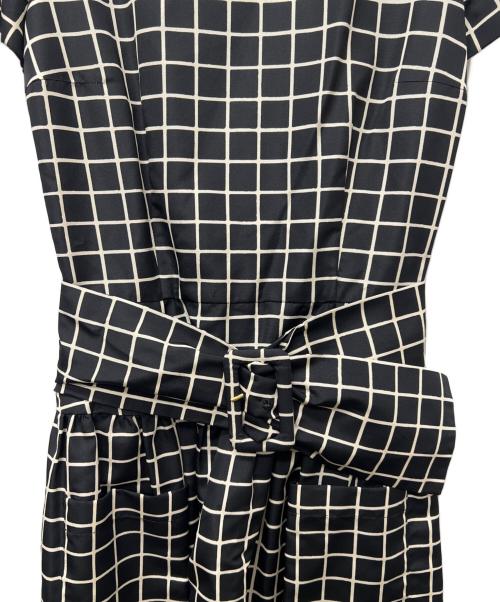 PRADA（プラダ）PRADA (プラダ) 半袖ワンピース ブラック×ホワイト サイズ:３６の古着・服飾アイテム