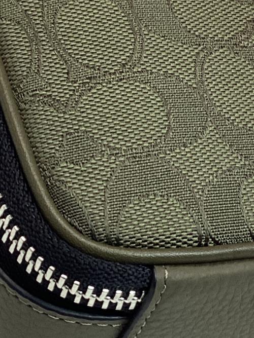 COACH（コーチ）COACH (コーチ) スタントン クロスボディ・シグネチャー ジャカード カーキの古着・服飾アイテム