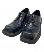 BALENCIAGAバレンシアガ）の古着「レザーシューズ」｜ブラック