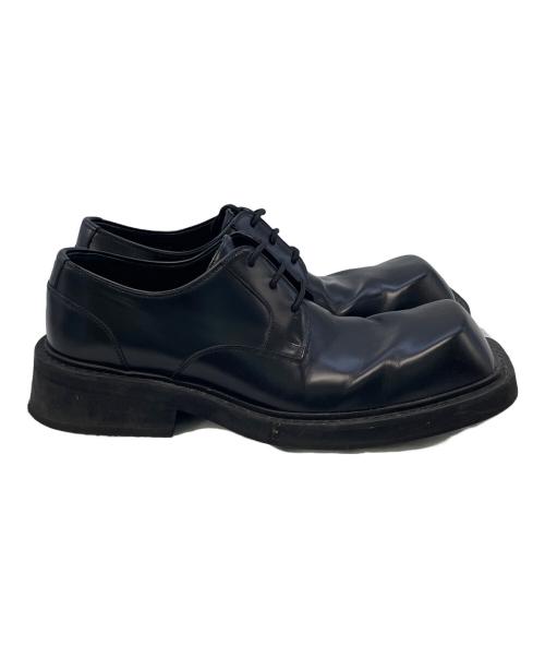 BALENCIAGA（バレンシアガ）BALENCIAGA (バレンシアガ) レザーシューズ ブラック サイズ:SIZE 42の古着・服飾アイテム