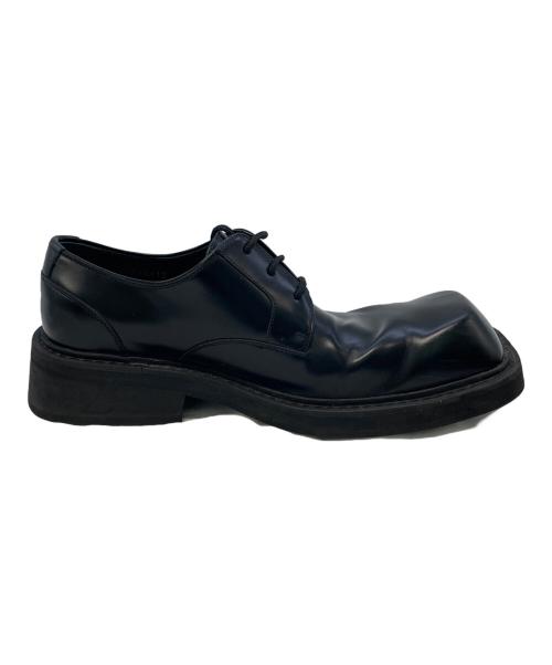 BALENCIAGA（バレンシアガ）BALENCIAGA (バレンシアガ) レザーシューズ ブラック サイズ:SIZE 42の古着・服飾アイテム