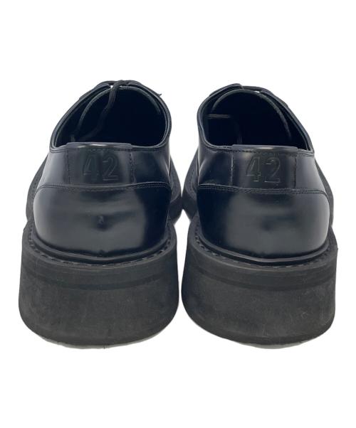 BALENCIAGA（バレンシアガ）BALENCIAGA (バレンシアガ) レザーシューズ ブラック サイズ:SIZE 42の古着・服飾アイテム