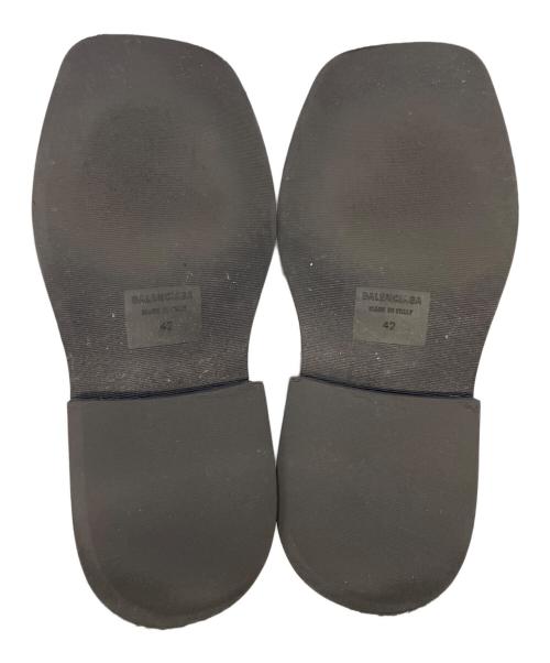 BALENCIAGA（バレンシアガ）BALENCIAGA (バレンシアガ) レザーシューズ ブラック サイズ:SIZE 42の古着・服飾アイテム